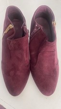 Burgundy kitten heel for sale  COVENTRY