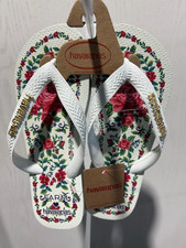 Sandália Feminina Havaianas Farm Flower Tapeçaria Branca Flip Flop Tamanhos 35/36-41/42 comprar usado  Enviando para Brazil