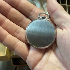 Relógio de bolso tamanho 12s estojo cromado compatível com Waltham Illinois Elgin Repair comprar usado  Enviando para Brazil