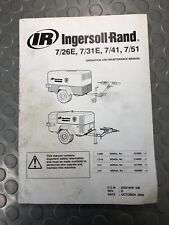 Ingersoll rand 26e for sale  LANCING
