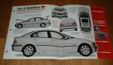 1998 BMW 323I ORIGINAL IMP BROCHURA ESPECIFICAÇÕES INFORMAÇÕES 98 99 00 3 SERIES★★ comprar usado  Enviando para Brazil