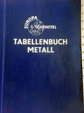 Tabellenbuch metall europa gebraucht kaufen  Rutesheim