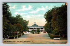 Usado, Cartão postal lembrança vintage San Antonio TX-Texas, Hot Wells Bath House c1909 comprar usado  Enviando para Brazil