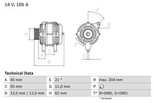 Lichtmaschine generator bosch gebraucht kaufen  Bautzen-Umland II