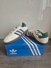 Używany, MĘSKIE ADIDAS ORIGINALS SAMBA OG IH4882 Białe/Kolegialne Zielenie/Guma 4.5 uk 🇬🇧  na sprzedaż  Wysyłka do Poland