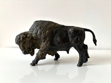 Bison bronze signé d'occasion  Magné