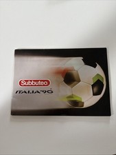 Subbuteo italia brochure for sale  SUTTON COLDFIELD