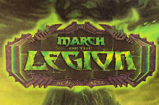 World of Warcraft WoW TCG Conjunto March of the Legion Raros/Épicos ESCOLHA SUAS CARTAS! comprar usado  Enviando para Brazil