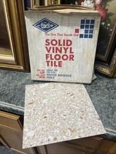 Azulejo de piso vintage 44 peças MCM Nafco ouro fino vinil amianto 12x12 NOS ~ Leia tudo comprar usado  Enviando para Brazil