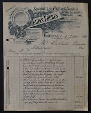 Facture toulouse 1898 d'occasion  Nantes-