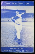 1952 ted williams for sale  North Chatham