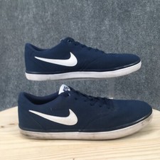Tênis Nike masculino 14 meia-noite azul marinho skate com cadarço 843896-400 lona comprar usado  Enviando para Brazil