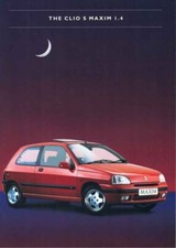 Catalogue brochure Renault Clio S Maxim 11/1996 Grande Bretagne / U.K. comprar usado  Enviando para Brazil