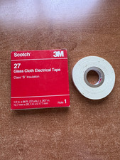 Fita elétrica de pano de vidro 3M Scotch 27 – isolamento classe B, 1/2" x 66 pés x 0,00, usado comprar usado  Enviando para Brazil