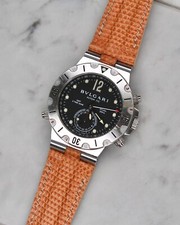 Relógio masculino vintage Bvlgari Diagono Scuba GMT, usado comprar usado  Enviando para Brazil