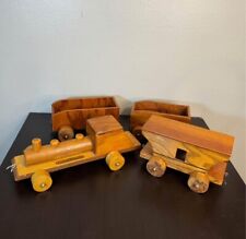 Handmade wooden train for sale  Shipping to Ireland