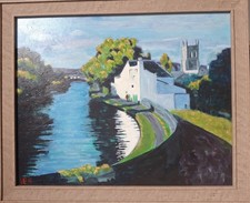 Large original oil for sale  WIGAN