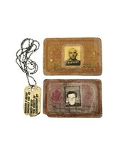 Cartões de identificação vintage da era do Vietnã com etiquetas de cachorro em relevo e forças armadas militares CPL Sgt USMC comprar usado  Enviando para Brazil