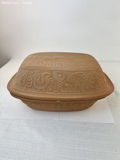 Assador de frango Romertopf argila 113 grande terracota padeiro comprar usado  Enviando para Brazil