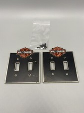 Interruptor de luz dupla Harley Davidson placa de metal 2005 Hallmark Cards Inc x2 comprar usado  Enviando para Brazil