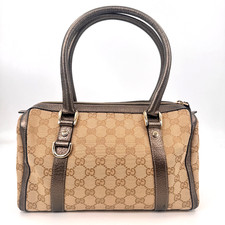 Autêntica bolsa feminina GUCCI GG lona bege feita na Itália Boston KA832 comprar usado Autêntica bolsa feminina GUCCI GG lona bege feita na Itália Boston KA832 comprar usado  Enviando para Brazil