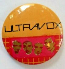 Ultravox 1970s/80s Original Vintage Pin Badge British Synth Pop New Wave comprar usado  Enviando para Brazil