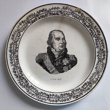 EXCEPTIONNELLE ASSIETTE PARLANTE LOUIS XVIII segunda mano  Embacar hacia Argentina