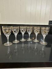 Copas de vino de cristal de Bohemia X 6 oro plata nudo celta nuevas en caja x 2 copas artísticas de colección segunda mano  Embacar hacia Argentina