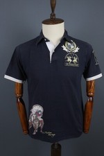 Camisa polo La Martina Buenos Aires VTG #1 azul manga curta tamanho G comprar usado  Enviando para Brazil