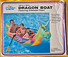 INTEX Dragon Boat 1997 Vintage aufblasbar inflatable Gummiboot Schlauchboot comprar usado  Enviando para Brazil