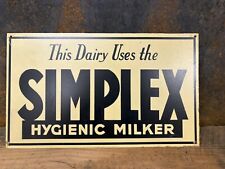 Vintage simplex milker for sale  USA