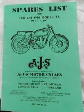 Spares list .j. for sale  COVENTRY
