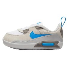 Berço Nike Max 90 branco/azul/cinza nevoeiro bebê criança tamanho 4C NOVO CI0424-110 comprar usado  Enviando para Brazil