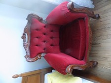 Ensemble fauteuils velours d'occasion  Marmande