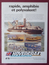 9/1985 PUB BHC BRITISH HOVERCRAFT AEROGLISSEUR AP 1-88 BH7 ORIGINAL FRENCH AD comprar usado  Enviando para Brazil