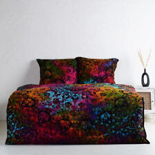 Juego de 2 fundas de almohada funda nórdica Doona multicolor tamaño queen y twin segunda mano  Embacar hacia Mexico