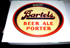 BANDEJA DE CERVEJA OVAL ORIGINAL "QUALIDADE BARTELS", 15-3/8" DE COMPRIMENTO, CERVEJA, ALE, PORTER, OHIO comprar usado  Enviando para Brazil
