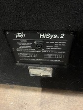 Pair peavey hisys for sale  CHIPPENHAM
