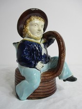 Antique brownfield majolica for sale  GLASGOW