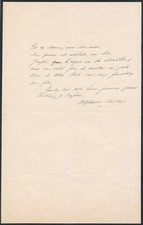 Alphonse daudet autograph d'occasion  Expédié en Belgium
