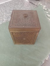 Vintage tea caddy for sale  BRIXHAM