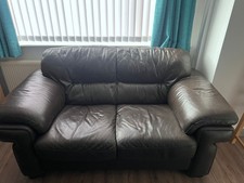 Seater leather sofa for sale  LEICESTER
