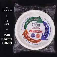 240 piatti plastica usato  Bussoleno