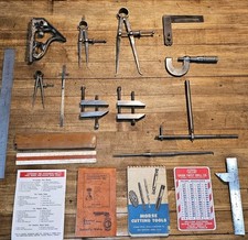 Lote misto divisores de pinças medidores de regras MACHINIST ferramentas de fabricante de ferramentas ☆EUA comprar usado  Enviando para Brazil