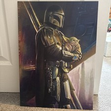 Mandalorian metallic displate for sale  FARNBOROUGH