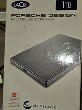 Disco rígido móvel LaCie Porsche Design Slim 1TB USB-C USB 3.0 NOVO  comprar usado  Enviando para Brazil