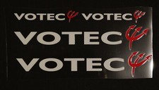 Aufkleber votec fans gebraucht kaufen  Ense