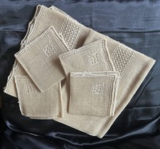 Vintage linen tablecloth for sale Vintage linen tablecloth for sale  LONDON