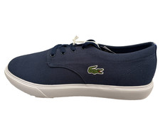 Lacoste Grip Base CANVAS LOW TOP TRAINERS MASCULINO REINO UNIDO 9 EUA 10 UE 43 REF SF5* comprar usado  Enviando para Brazil