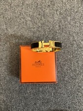 Hermes bracelet black d'occasion  Expédié en Belgium